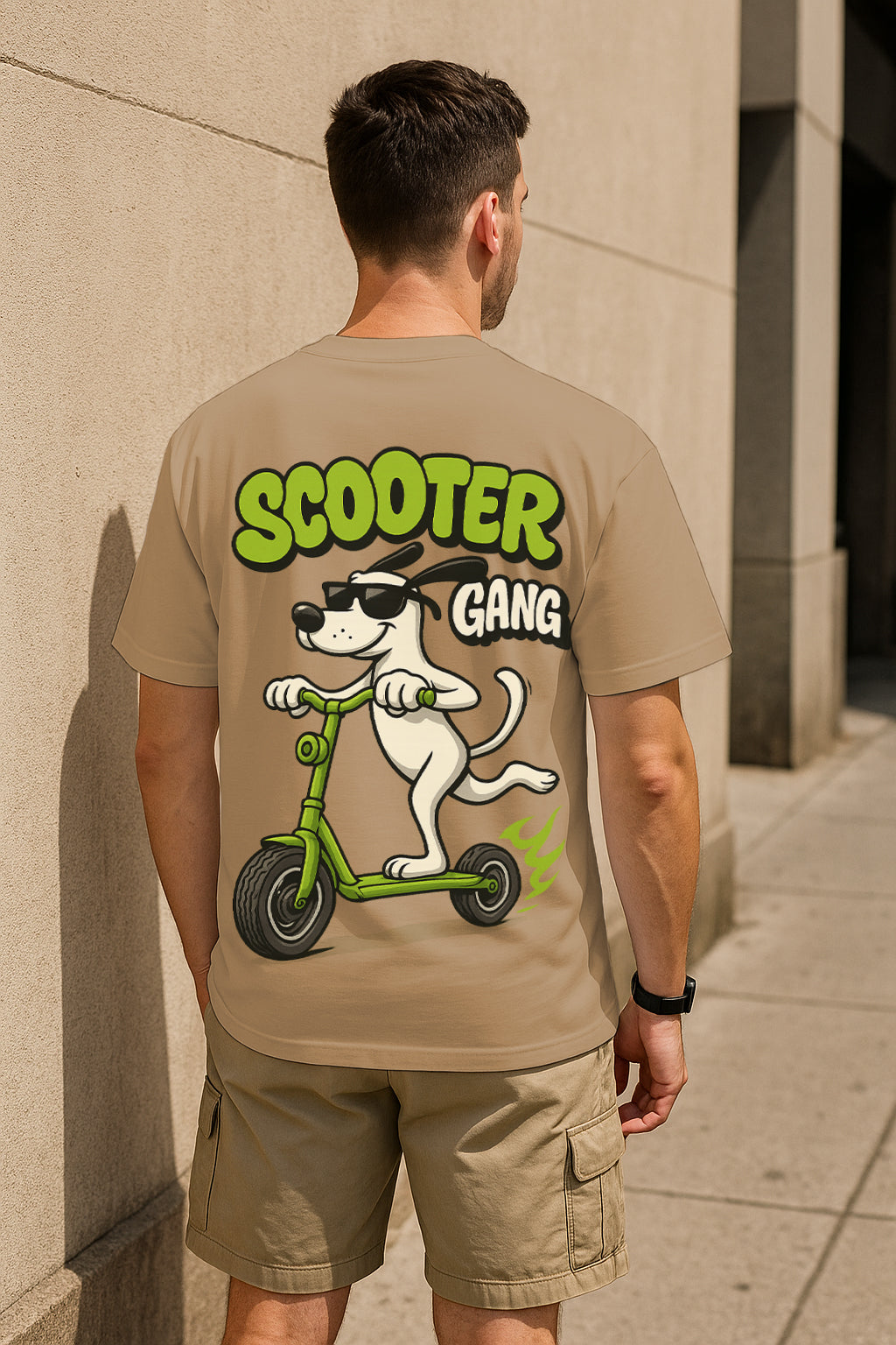 Scooter Gang Oversized T-Shirt | 240 GSM Premium Cotton Streetwear