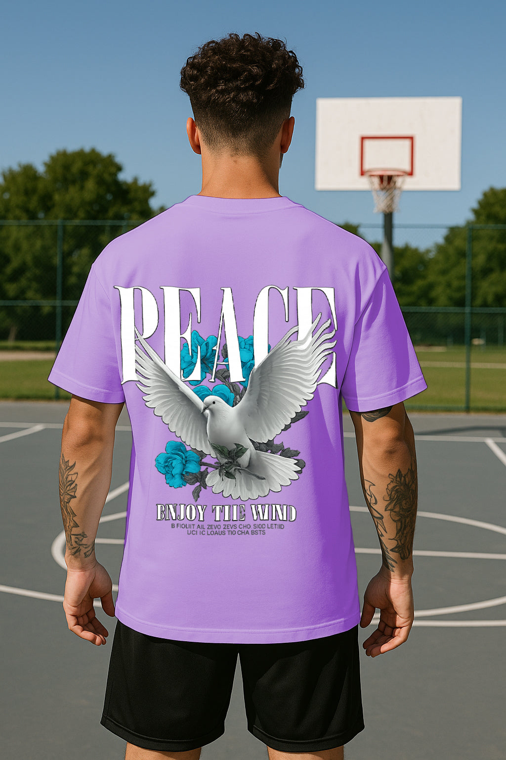 Peace Dove Oversized T-Shirt – Symbol of Freedom, Hope & Streetwear Style