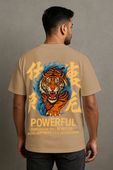 Roaring Tiger Oversized Tee – Heavyweight 240 GSM Terry Cotton