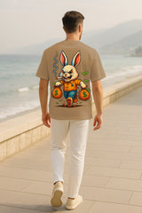 Oversized Money Bunny Graphic Tee | Heavyweight 240 GSM Cotton Streetwear