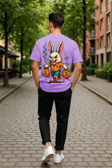 Oversized Money Bunny Graphic Tee | Heavyweight 240 GSM Cotton Streetwear