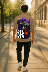 Samurai Tiger Oversized Graphic T-Shirt – 240 GSM Heavyweight Streetwear Tee for Bold Style & Urban Fashion