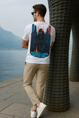 Rebellion Mode: ON Samurai Graphic T-Shirt | 100% Cotton Regular Fit