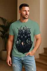 “Malidict” Cursed Spirit Anime Graphic T-Shirt – Dark Demon Art, 100% Cotton Regular Fit Streetwear Tee