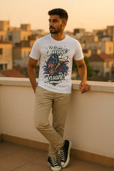 Savage “Stay Wild Go Insane” Graphic T-Shirt | 100% Cotton Regular Fit