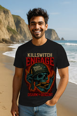 Metalcore Skull Soldier Graphic T-Shirt – Heavy Music Band Fan Streetwear, 100% Cotton Regular Fit Tee