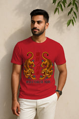 “Tokyo Tigers” Japanese Kanji Graphic T-Shirt – Wild & Fearless Tiger Streetwear, 100% Cotton Regular Fit Tee