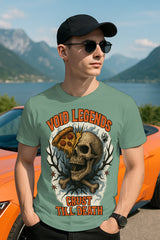 “Void Legends – Crust Till Death” Pizza Skull Graphic T-Shirt – Punk Streetwear Graphic Tee, 100% Cotton Regular Fit