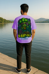 Oversized B-Rap-Oli Graphic T-Shirt – Straight Outta The Garden | Premium 240 GSM Cotton Streetwear Tee for Men