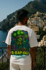 Oversized B-Rap-Oli Graphic T-Shirt – Straight Outta The Garden | Premium 240 GSM Cotton Streetwear Tee for Men
