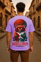 Streetwear Bear Print Tee for Men