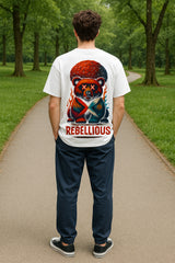 Streetwear Bear Print Tee for Men