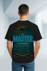 The Master Planner Oversized T-Shirt – 240 GSM 100% Terry Cotton | Streetwear Chess Inspired Graphic Tee for Men
