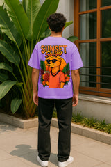 Sunset Slayer Oversized Graphic T-Shirt – Trendy Streetwear Tee for Summer Vibes & Casual Outfits