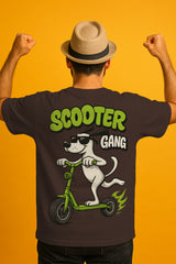 Scooter Gang Oversized T-Shirt | 240 GSM Premium Cotton Streetwear