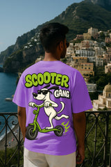 Scooter Gang Oversized T-Shirt | 240 GSM Premium Cotton Streetwear