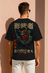 Shadow Warrior Oversized Graphic T-Shirt | Japanese Samurai Streetwear Tee 240 GSM Premium Cotton
