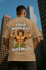 Gym Workout Oversized T-Shirt – Bodybuilder Strength Streetwear for Fitness & Training