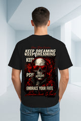 Oversized Graphic T-Shirt for Men – Psycho Skull Streetwear