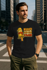 Kulfi Jam Gai Yaar Funny Hindi Graphic T-Shirt | 100% Cotton Regular Fit