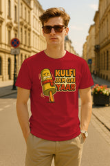 Kulfi Jam Gai Yaar Funny Hindi Graphic T-Shirt | 100% Cotton Regular Fit