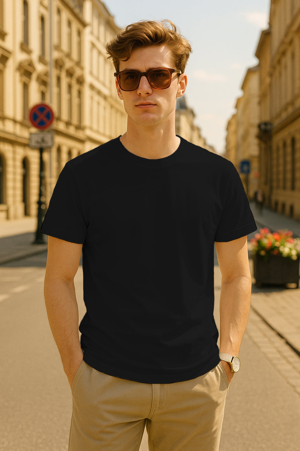 100%Cotton Plain 180 GSM Regular Fit T-Shirt for Men |  Soft Everyday Tee | Premium Quality Casual Wear