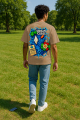 Urban Curse Oversized Graphic T-Shirt – Streetwear with Bold Art & Premium 240GSM Cotton Comfort