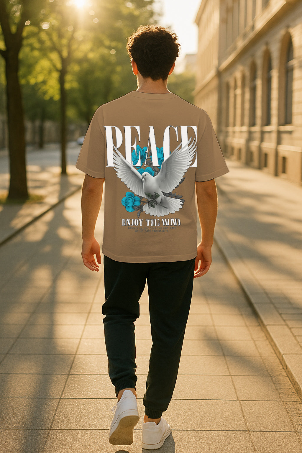 Peace Dove Oversized T-Shirt – Symbol of Freedom, Hope & Streetwear Style