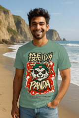 Japanese Urban Panda Graphic T-Shirt | Streetwear Anime Style, 100% Cotton Regular Fit