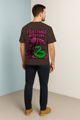 Killbeast Eagle vs Serpent Oversized Graphic T-Shirt – 240GSM Premium Streetwear Tee for Bold Style