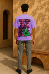 Killbeast Eagle vs Serpent Oversized Graphic T-Shirt – 240GSM Premium Streetwear Tee for Bold Style