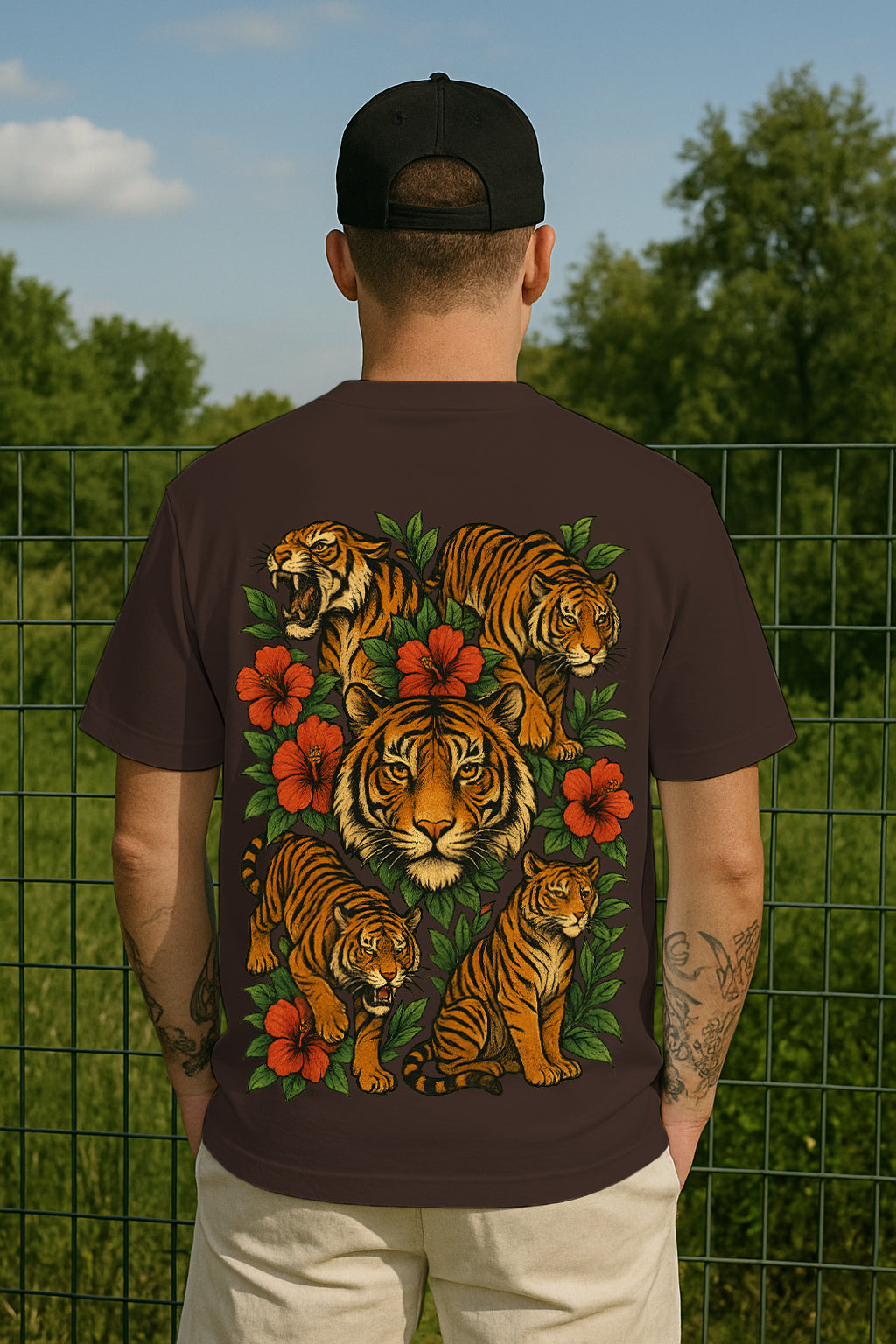 Tiger Graphic T-Shirt for Men